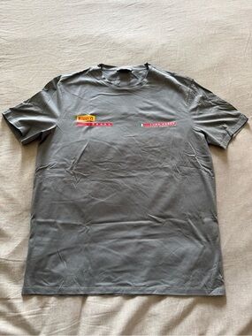 Prada Luna Rossa Pirelli Grey Large Tshirt